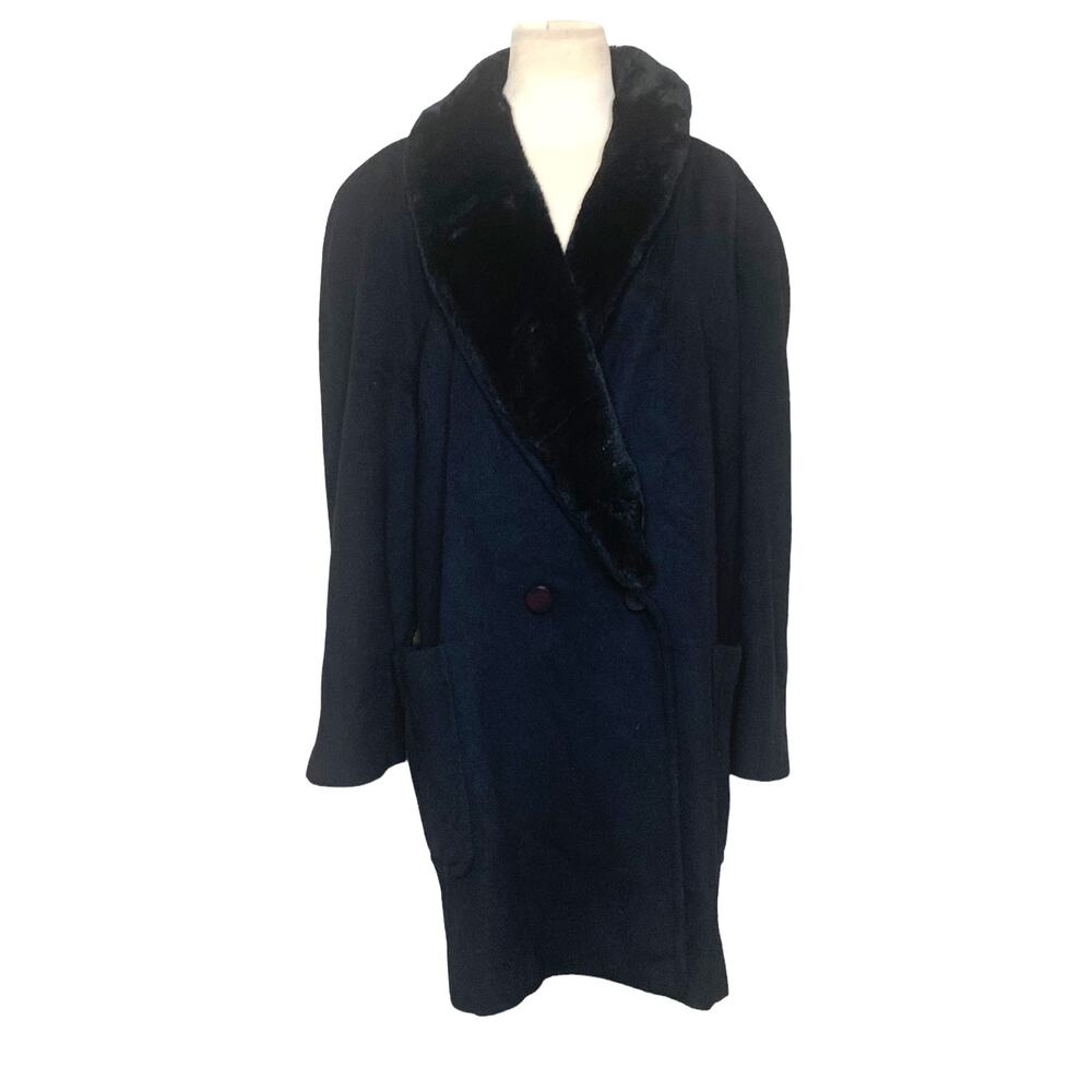 Forecaster of Boston black doble breasted peacoat size 16
